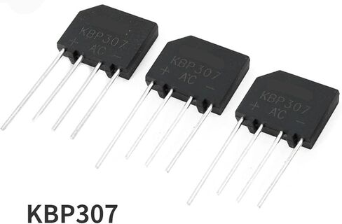 KBP307 المعدل KBP 307 ديود الطاقة 3A 1000V مكونات إلكترونية 10 قطعة in Kuwait