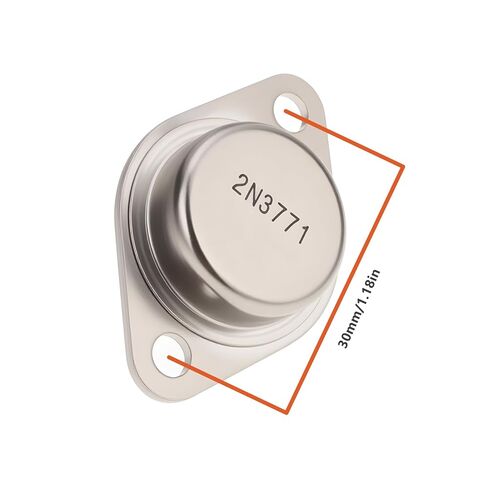 5pcs 2N3771 NPN Silicon Power Transistors 40V 30A to-3 High Power Amplifier Switch Regulator in Saudi Arabia