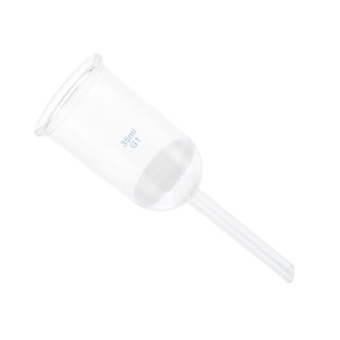 VALICLUD Acid Resistant Glass Filtering Funnel 35ml Laboratory Funnel with Sand Core for Experiments and Chemical Filtering in Saudi Arabia