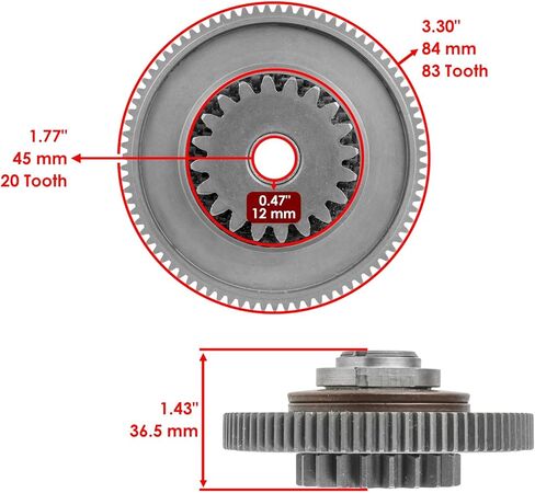 Replacement For Starter Torque Limit Gear For Polaris RZR S 1000/RZR S4 1000 2020 Mod-C26C-34551 in Saudi Arabia
