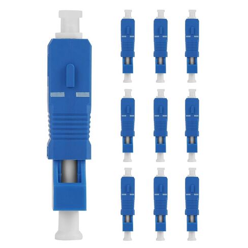 LiebeWH SC to LC Fiber Optic Adaptor, Plastic, Low Insertion Loss 0.3dB, Ideal for Telecom Networks and HighSpeed Data Transmission in Saudi Arabia