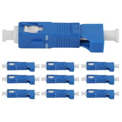 LiebeWH SC to LC Fiber Optic Adaptor, Plastic, Low Insertion Loss 0.3dB, Ideal for Telecom Networks and HighSpeed Data Transmission in Saudi Arabia