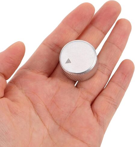 BESTYASH 3pcs Aluminum Guitar Volume and Tone Control Knobs, Metal Potentiometer Replacement for Electric Bass Amplifier, Bass Guitar Audio Adjustment Accessories in Kuwait