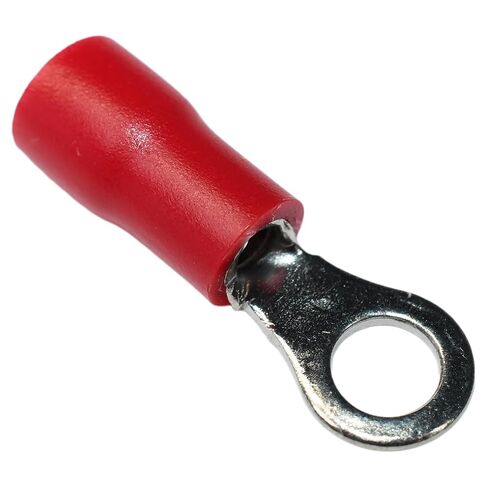 PAPUGA 25 قطعة 22-16 AWG #6 M3.5 طرف حلقي معزول موصل تجعيد 19A 600V CE طرف تجعيد كهربائي للسيارات، طاقة صناعية in Kuwait