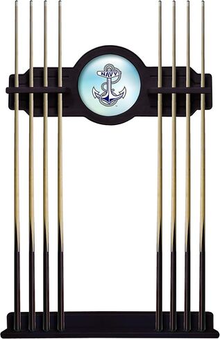 US Naval Academy (Navy) Cue Rack in English Tudor Finish by Holland Bar Stool in Saudi Arabia