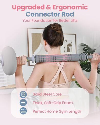 مجموعة دمبل قابلة للتعديل من كيسنبلد، 13/18/22/35 رطل، مجموعة وزن ناعمة مع موصل، مجموعة دمبل 4 في 1 تستخدم كأثقال وكتل بيل للصالة الرياضية المنزلية، وتمارين اللياقة البدنية للرجال والنساء والمبتدئين in Kuwait