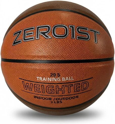 3LBS 29.5" Size 7 Weighted Heavy Basketball for Indoor & Outdoor Basketball Training Equipment for Improving Dribbling,Passing & Rebounding Skills Weighted Training Basketball(Deflated) in Saudi Arabia