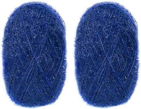 غزل Scrubby Camal for Dishcloths Polyester Yarn for Crocheting Supplies Parkle Therful Colorful Remnitting Yarn for Dishcloths ، Diy Crafts ، 2 Pack 109 Yards لكل Skein (القهوة) in Kuwait