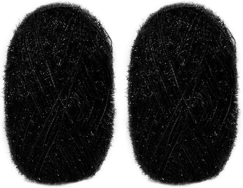 غزل Scrubby Camal for Dishcloths Polyester Yarn for Crocheting Supplies Parkle Therful Colorful Remnitting Yarn for Dishcloths ، Diy Crafts ، 2 Pack 109 Yards لكل Skein (القهوة) in Kuwait
