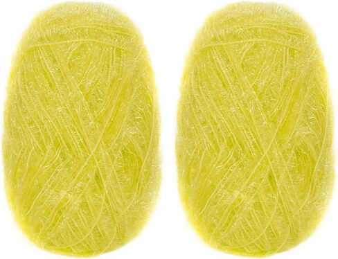 غزل Scrubby Camal for Dishcloths Polyester Yarn for Crocheting Supplies Parkle Therful Colorful Remnitting Yarn for Dishcloths ، Diy Crafts ، 2 Pack 109 Yards لكل Skein (القهوة) in Kuwait