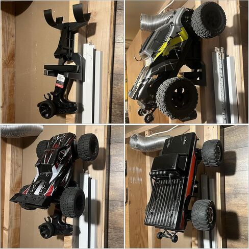 RC Car Mount Mount Control Care and Transmitter Organizer Simplyer for 1/14 1/16 1/18 1/24 RC Model Car (Black) in Kuwait