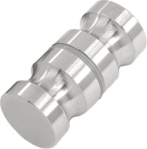 Polished Stainless Steel Push Pull Glass Door Knob | Durable Shower Handle Hardware for Screen Doors | Single Side Accessory (Double Sided) in Kuwait