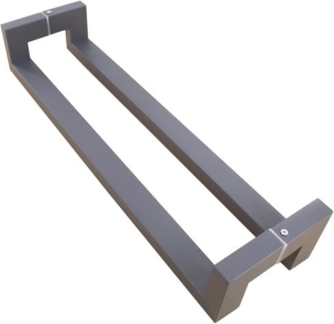 Stainless Steel Barn Door Handle 800mm - Brushed Finish Push & Pull Knob for Home & Office Glass Doors - Stylish Brown Grab Bar for Bathrooms & Interiors (Black 1000mm) in Saudi Arabia