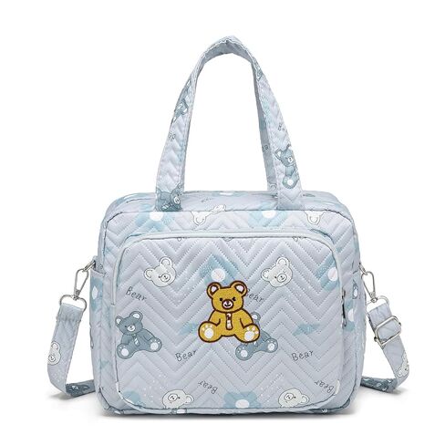 حقيبة حفاضات صغيرة ، حقيبة حفاضات Crossbody حزمة مصغرة ، حقيبة أطفال سفر للبنين والبنات ، جيوب معزولة ، أسود in Kuwait