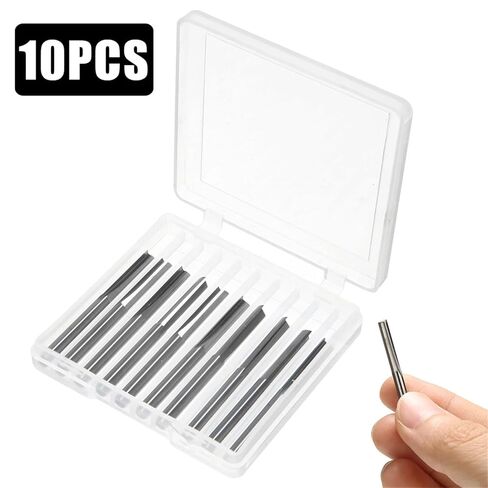 10pcs/lot 3.175mm Shank 2 Flute Straight Slot Milling Cutter Tungsten Carbide End Mill CNC Router Bit Engraving Bit Tools(3.175x2.0x17) in Saudi Arabia