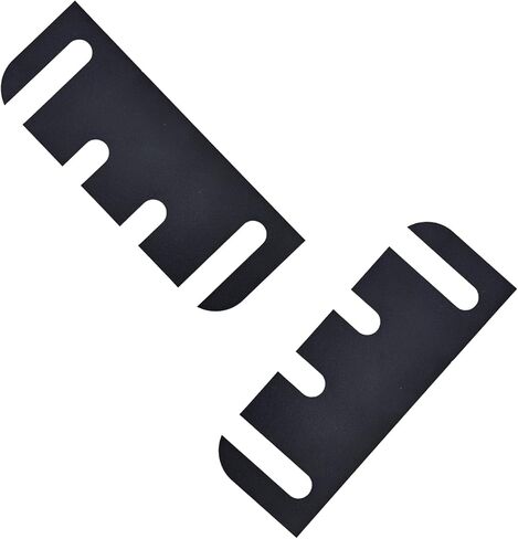 Door Hinge Shims 3.5 Inch, 10 Pack PVC Door Hinge Repair Kit Spacers for Door Alignment Adjustment, Black in Saudi Arabia