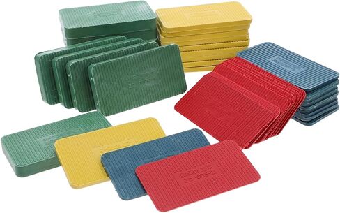 LUOZZY 40pcs Solid Plastic Window Shims for Heavy Duty Door Frame Leveling and Load Support Blocks in Saudi Arabia