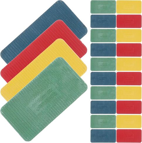 LUOZZY 40pcs Solid Plastic Window Shims for Heavy Duty Door Frame Leveling and Load Support Blocks in Saudi Arabia