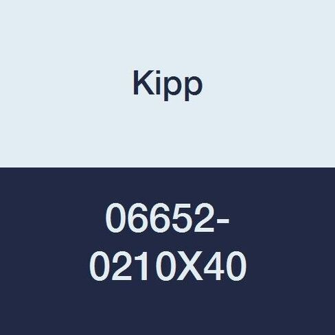 Kipp 06652-0210X40 Novo·Grip مقبض جناح من البلاستيك الحراري باللون الرمادي مع خيط خارجي M10، مسمار من الفولاذ المقاوم للصدأ، متري، قطر 21 مم، طول المسمار 40 مم، لون الغطاء رمادي فحمي (عبوة من 10) in Saudi Arabia