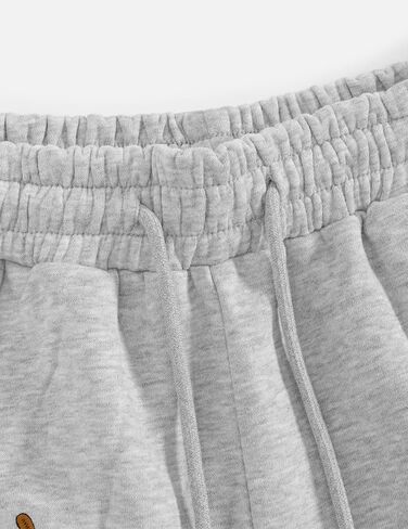 Aelfric Eden التطريز جرو هوديي و Sweatpants Sweatsuits 2 قطعة مجموعة الدعاوى المسار العرق مطابقة صالة السراويل رمادي S in Saudi Arabia