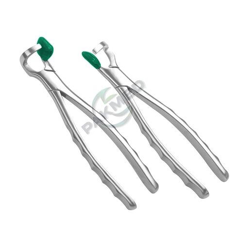 6 Pcs Dental Extracting Forceps Standard and Molar Series Atraumatic Extraction System Teeth Tooth Extraction Forceps for Upper Right/Left/Anterior Lower Universal and 2nd & 3rd Molar with 60 Bumpers in Kuwait