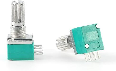 10Pcs B10K Potentiometer RK097G Dual Speaker Amplifier Potentiometer 15mm 6 Pin 09 B10K Potentiometer for Audio AMP in Saudi Arabia
