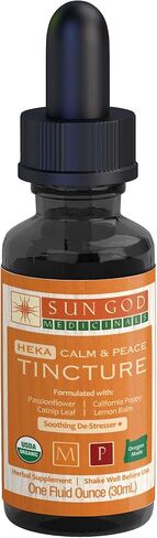 Organic Calm and Peace Liquid Extract - Heka Mental Ease - 1 fl oz in Kuwait
