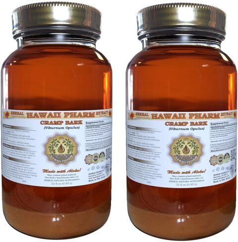 Hawaii Pharm Cramp Bark (Viburnum Opulus) Liquid Extract 2 oz in Saudi Arabia