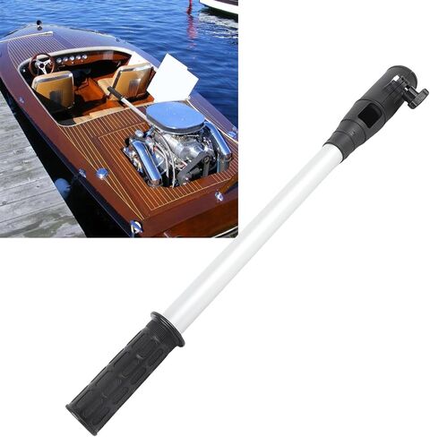 Fockety Tiller Extension Handle, 18 Inches Telescoping Aluminum Tiller Handle Extension for Outboard, Non Slip Universal Ergonomic Trolling Motor Extensions Handles for Boat in Saudi Arabia