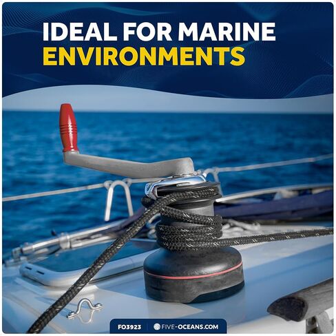 Five Oceans Sailboat Winch Handle, Universal Floating Winch Handle, Lock–in Mechanism, Lightweight and Strong, Fiberglass Reinforced Plastic in Saudi Arabia