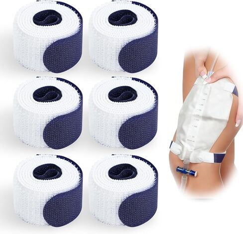 6 عبوات من أحزمة حقيبة الساق، وأشرطة حقيبة تصريف البول، وأشرطة حقيبة ساق القسطرة، وأشرطة تثبيت حقيبة الساق البولية المضادة للانزلاق والتهيج مع نسيج مرن ناعم، ومقابض مريحة للرجال والنساء in Kuwait