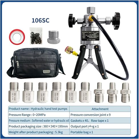 Marine Pressure calibrator Marine Pressure calibra 106SC Test Pump Hydraulic Hand Test Pumps Manual Hydraulic Pumps Hydraulic Hand Pump Hydraulic Hand Pump Hydraulic0~20MPa in Saudi Arabia