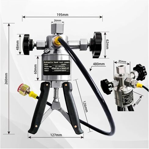 Marine Pressure calibrator Marine Pressure calibra 106SC Test Pump Hydraulic Hand Test Pumps Manual Hydraulic Pumps Hydraulic Hand Pump Hydraulic Hand Pump Hydraulic0~20MPa in Saudi Arabia