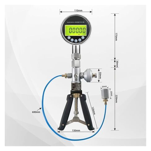 Marine Pressure calibrator Marine Pressure calibra 104SG Manual Air Pressure Pump Ship use Digital Pressure gaugeALKC400HA1Pressure Conversion Joint ALKJ01 0~580psi in Saudi Arabia