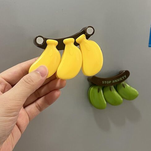 Magnetic Bag Clips - Banana Shaped Food Sealer with Fridge Mount 3.5" x 2.8" in Saudi Arabia