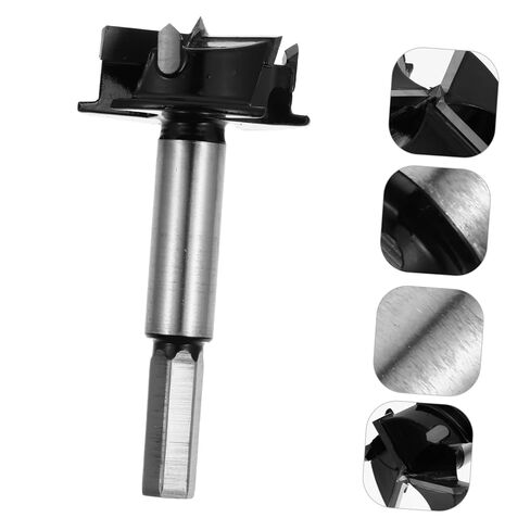 UKCOCO Blades Wood Drill Bit Centering Hole Opener for Woodworking Alloy Construction Easy to Install Suitable for Hinges Tips in Saudi Arabia