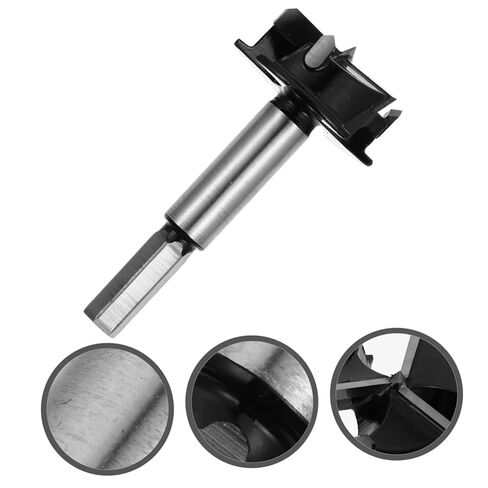 UKCOCO Blades Wood Drill Bit Centering Hole Opener for Woodworking Alloy Construction Easy to Install Suitable for Hinges Tips in Saudi Arabia