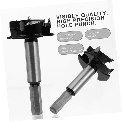 UKCOCO Blades Wood Drill Bit Centering Hole Opener for Woodworking Alloy Construction Easy to Install Suitable for Hinges Tips in Saudi Arabia