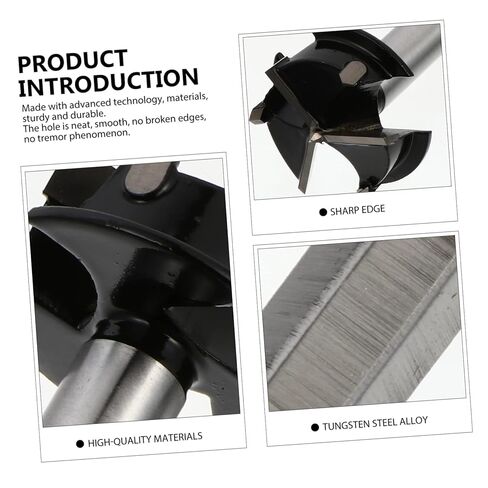 UKCOCO Blades Wood Drill Bit Centering Hole Opener for Woodworking Alloy Construction Easy to Install Suitable for Hinges Tips in Saudi Arabia