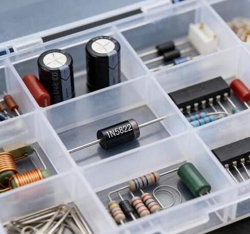 50 قطعة 1N5822 صمامات شوتكي 3A 40V DO-201AD - مقوم سريع لإمدادات الطاقة، ومحول DC-DC، والألواح الشمسية، ومشغلات LED والإلكترونيات التي تصنعها بنفسك in Saudi Arabia