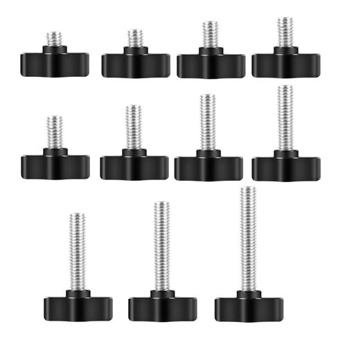 Screws Thumb Screws 1PCS M8 Thread Bolt Stainless Steel Hand Tighten Handle Screw T Wing Head Aluminum Alloy Manual Knob Camera Thumb Screw(M8x38mm) in Saudi Arabia