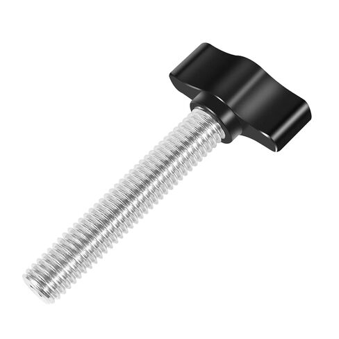 Screws Thumb Screws 1PCS M8 Thread Bolt Stainless Steel Hand Tighten Handle Screw T Wing Head Aluminum Alloy Manual Knob Camera Thumb Screw(M8x38mm) in Saudi Arabia