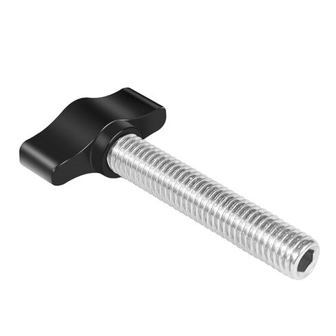 Screws Thumb Screws 1PCS M8 Thread Bolt Stainless Steel Hand Tighten Handle Screw T Wing Head Aluminum Alloy Manual Knob Camera Thumb Screw(M8x38mm) in Saudi Arabia