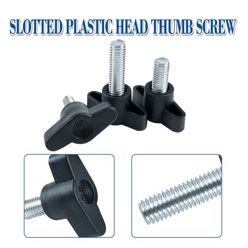 Screws Thumb Screws T Type Nylon Plastic Head Handle Thumb Screw Bakelite Bolt Diameter in Saudi Arabia