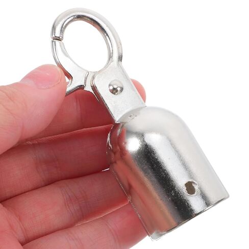 DOITOOL 4 قطع من أغطية نهاية الحبل سدادة الحبل مع خطاف، مشابك مخلب جراد البحر، أغطية نهاية الحبل حاجز خطافات نهاية الحبل للتحكم في الحشود ومقسم طابور الانتظار in Kuwait