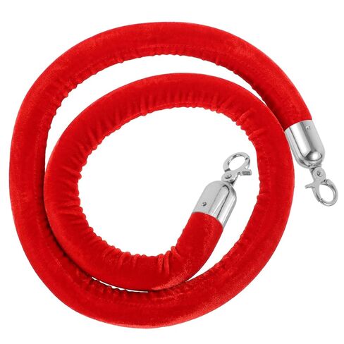 DOITOOL 4 قطع من أغطية نهاية الحبل سدادة الحبل مع خطاف، مشابك مخلب جراد البحر، أغطية نهاية الحبل حاجز خطافات نهاية الحبل للتحكم في الحشود ومقسم طابور الانتظار in Kuwait