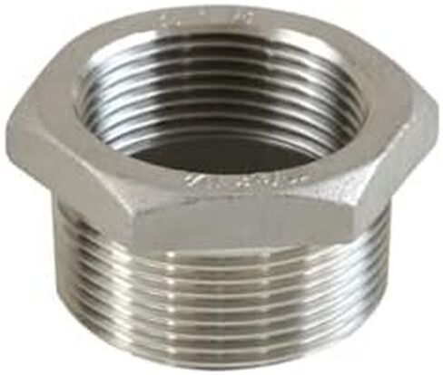 2" X 1-1/2" 304 Stainless Steel Class #150 Threaded Hexagon Bushing Hex Reducing Bushing in Saudi Arabia
