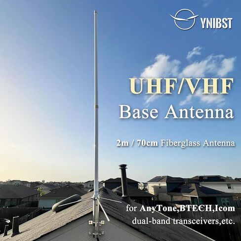 144/430MHz 2m/70cm Dual-Band Base Station Antenna,5.5/8.5dBi High Gain Fiberglass Antenna,for AnyTone BTECH Icom Motorola Mobile Transceiver Repeater in Saudi Arabia