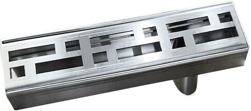 Stainless Steel Garden Driveway Rainwater Grate Metal Drainage Trench System for Driveway Decor End Caps Included 39.4In Length (Silver-39.4X3.9X1.6In) in Kuwait