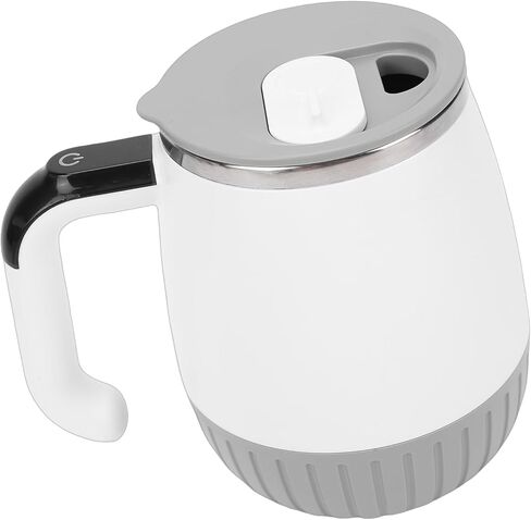 POCREATION Automatic Stirring Cup, 316 Stainless Steel, Temperature Display Electric Mixing Mug, Ideal for Coffee and Fitness Drinks At Home or in Saudi Arabia